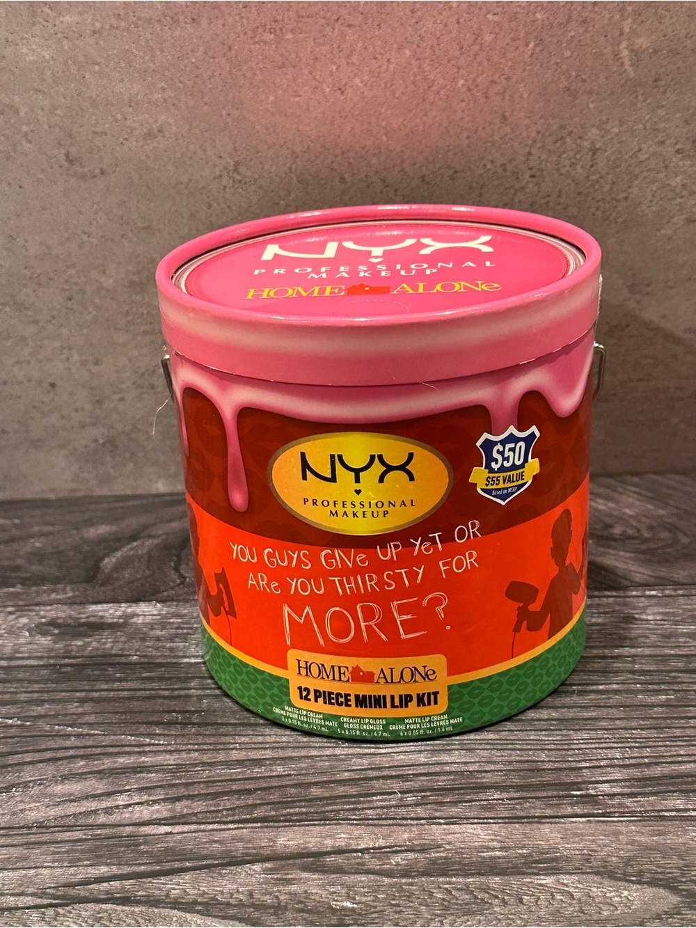 NYX Home Alone 12-Piece Mini Lip Kit - Pink/Red